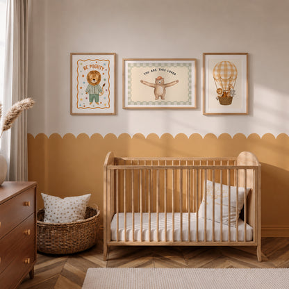 You Are This Loved Bear Nursery Print