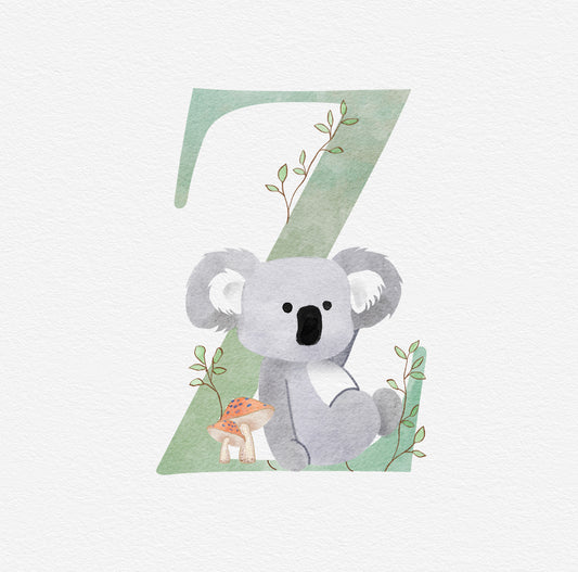 Letter Z - Nursery Stickers