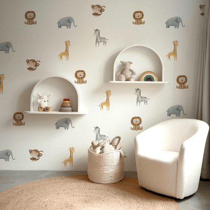 Jungle Joy Nursery Wall Stickers - Nursery Stickers