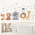 Animal & Stars Nursery Wall Stickers
