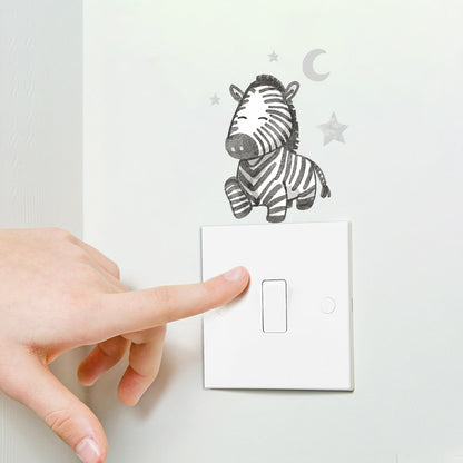 NEW Animal Light Switch Wall Stickers - Nursery Stickers