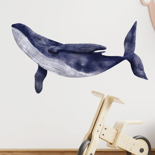 Large Whale Nursery Wall Sticker - Nursery Stickers