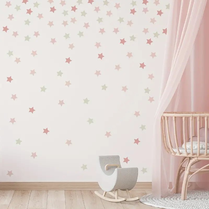 Boho Stars Nursery Wall Stickers - Nursery Stickers