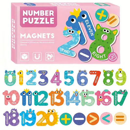 Number Animal Magnets