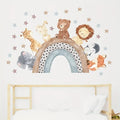 Animal Rainbow Nursery Wall Sticker