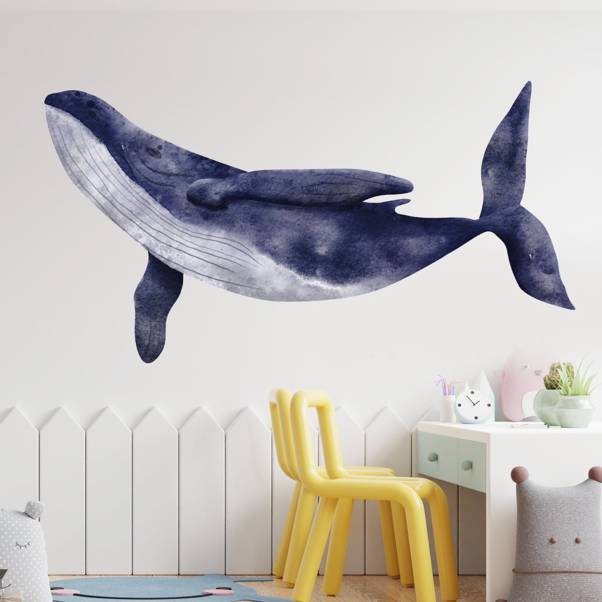 Large Whale Nursery Wall Sticker - Nursery Stickers