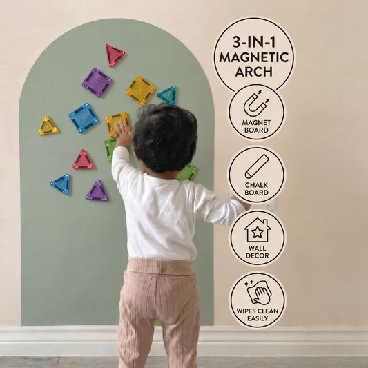 Removable Magnetic Arch Chalk Board Wall Sticker