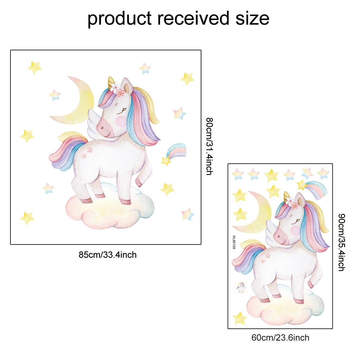 Unicorn Nursery Wall Sticker - Nursery Stickers