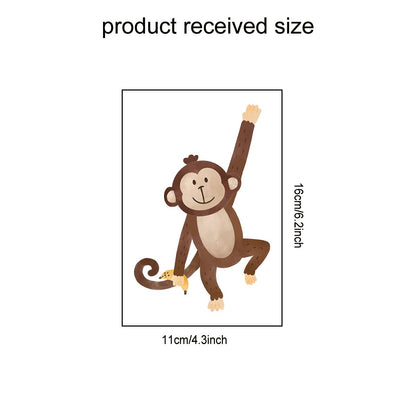 Hanging Monkey Light Switch Wall Sticker - Nursery Stickers