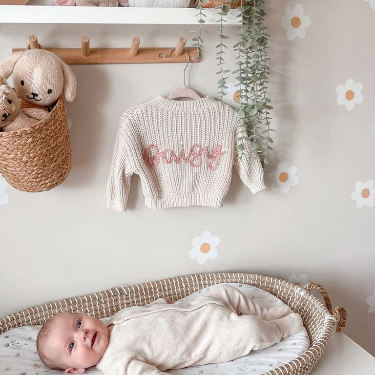 Daisy Flowers Nursery Wall Stickers