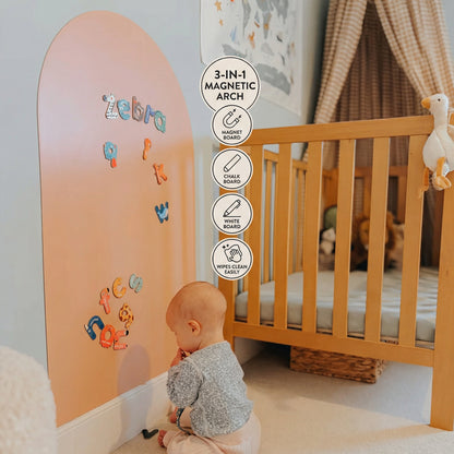 Removable Magnetic Arch Chalk Board Wall Sticker