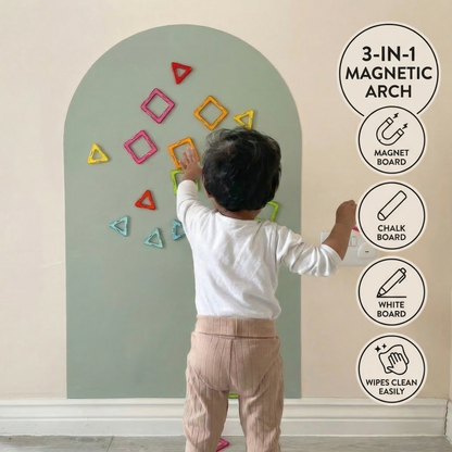 Removable Magnetic Arch Chalk Board Wall Sticker