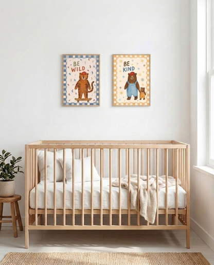 Be Wild Tiger Nursery Print