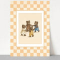 Dancing Bears Nursery Print