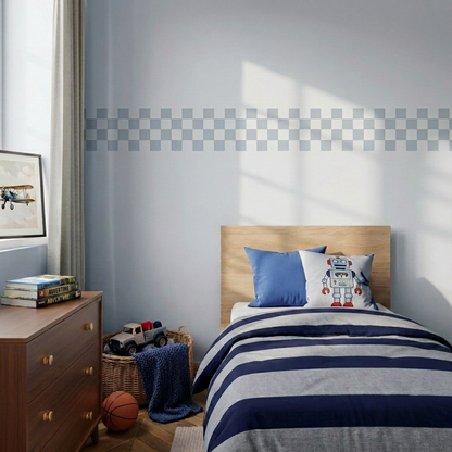 Checkerboard Border Wall Stickers