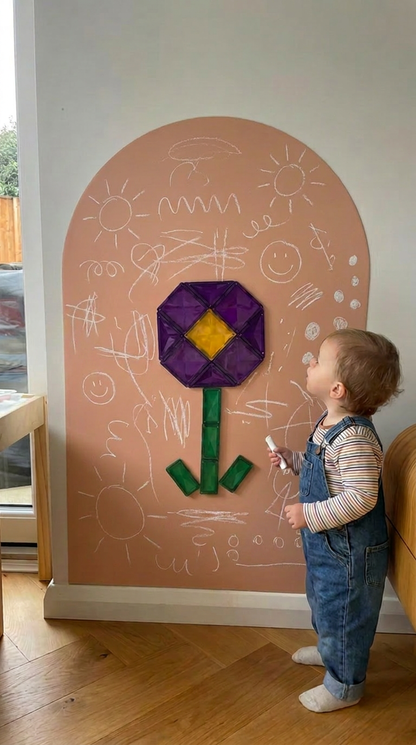 Removable Magnetic Arch Chalk Board Wall Sticker