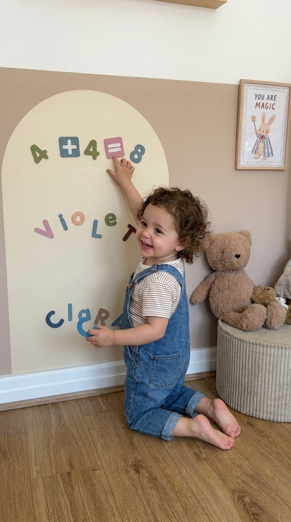 Removable Magnetic Arch Chalk Board Wall Sticker