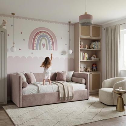 Dotted Dream Rainbow Nursery Wall Sticker