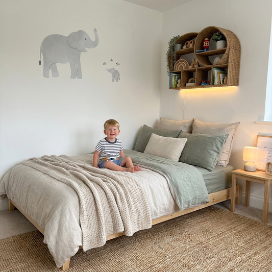 Mama & Baby Elephant Wall Sticker