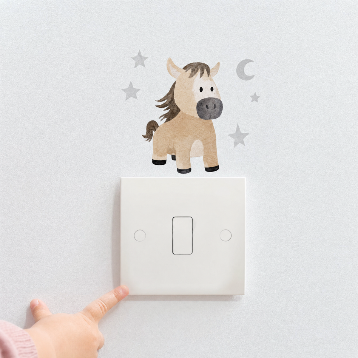 Watercolour Animal Light Switch Wall Stickers