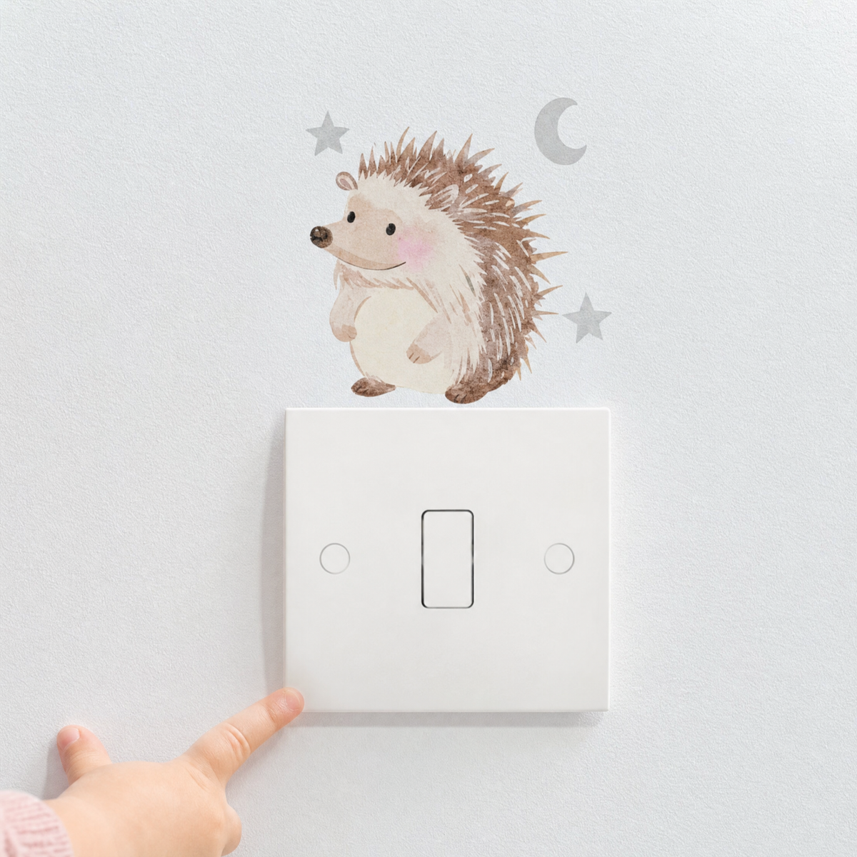 Watercolour Animal Light Switch Wall Stickers