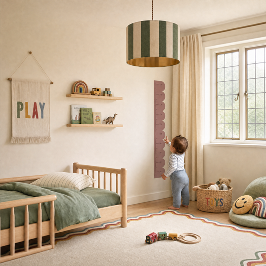 Scallop Kids Height Chart Wall Sticker