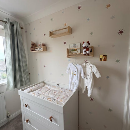 Scandi Starburst Nursery Wall Stickers