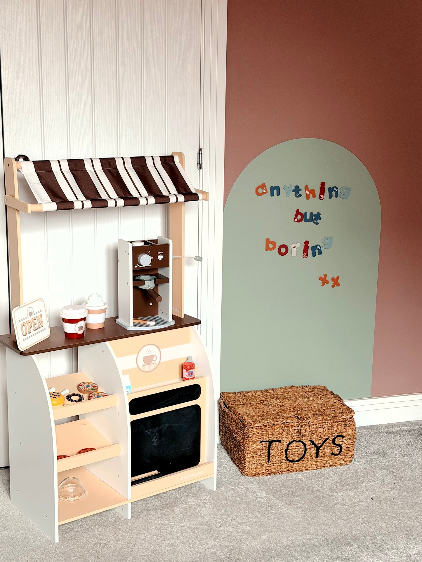 Removable Magnetic Arch Chalk Board Wall Sticker