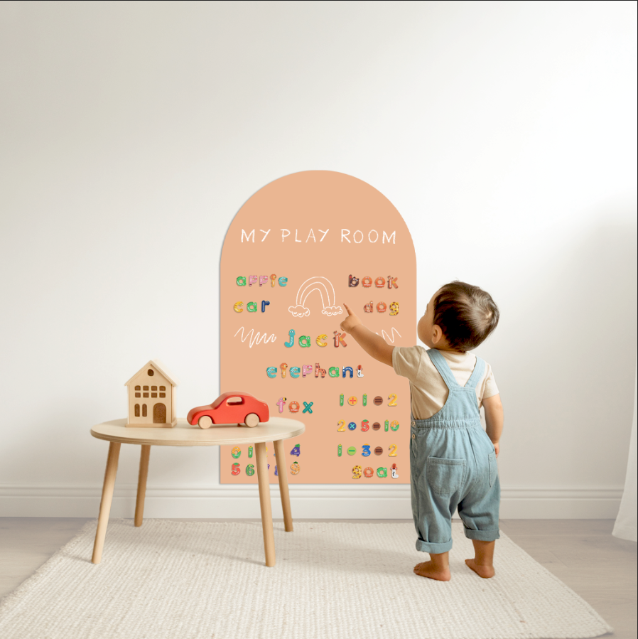 Removable Magnetic Arch Chalk Board Wall Sticker