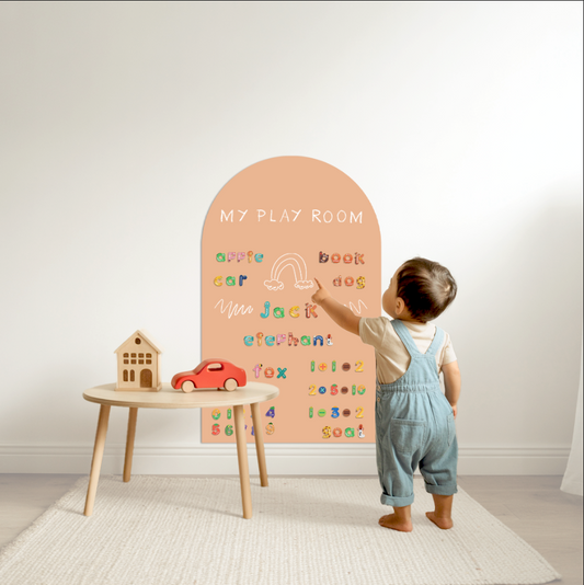 Removable Magnetic Arch Chalk Board Wall Sticker