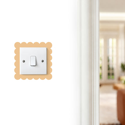 Scalloped Light Switch Border Decal Wall Sticker