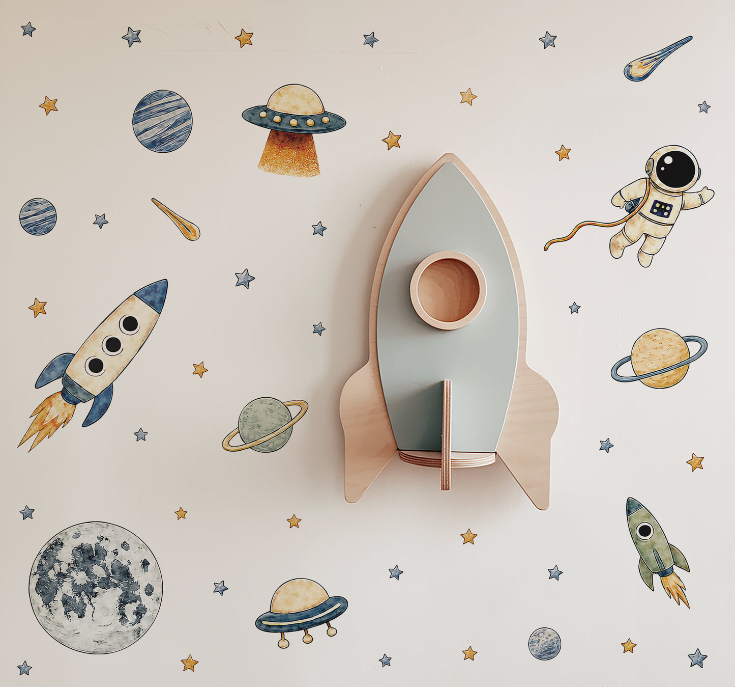 Space Adventure Nursery Wall Stickers