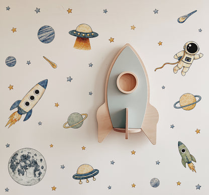 Space Adventure Nursery Wall Stickers