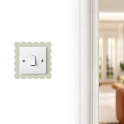 Scalloped Light Switch Border Decal Wall Sticker