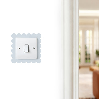 Scalloped Light Switch Border Decal Wall Sticker