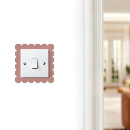 Scalloped Light Switch Border Decal Wall Sticker