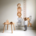 Safari Friends Height Chart Nursery Wall Sticker