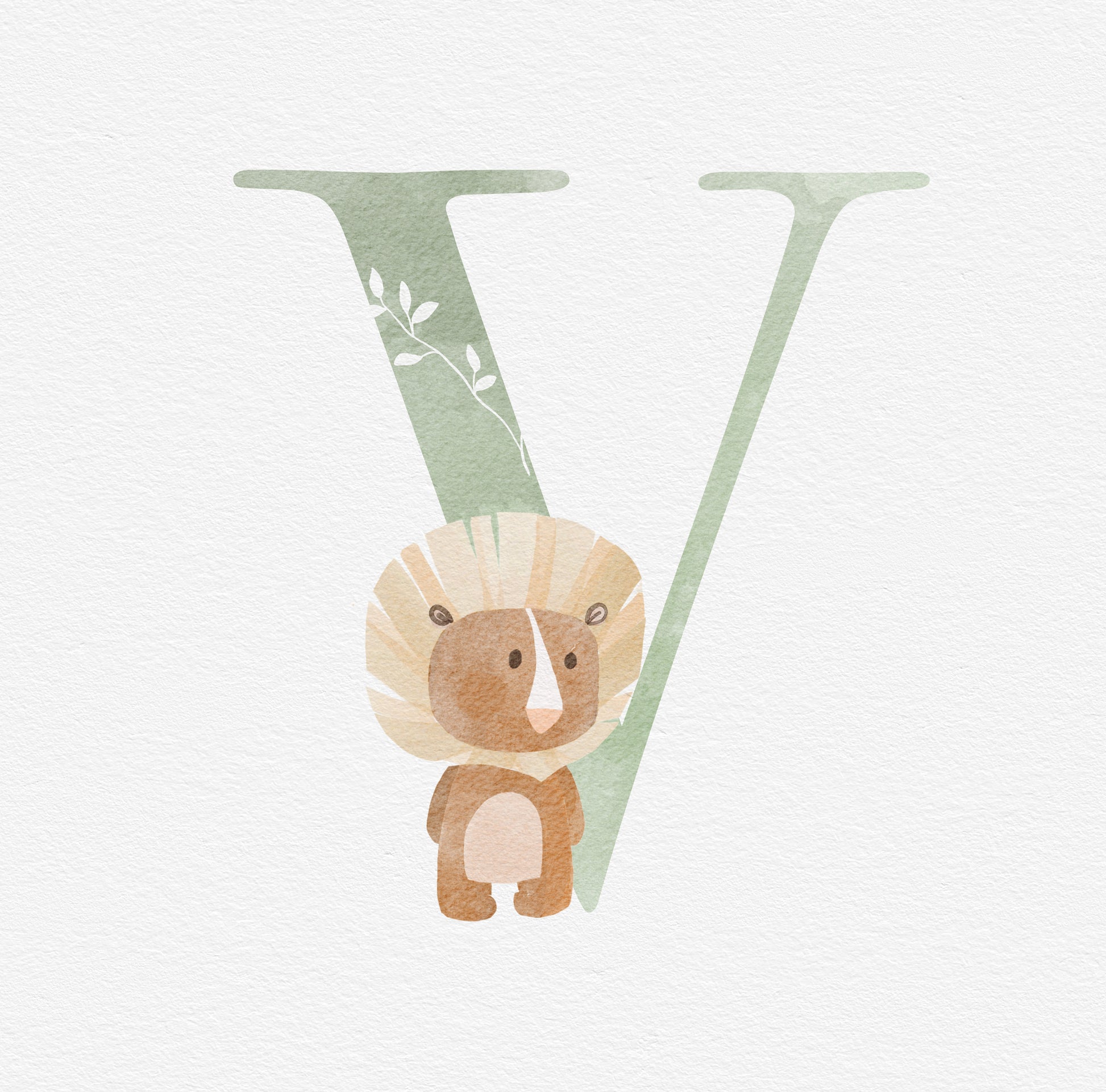 Letter V - Nursery Stickers